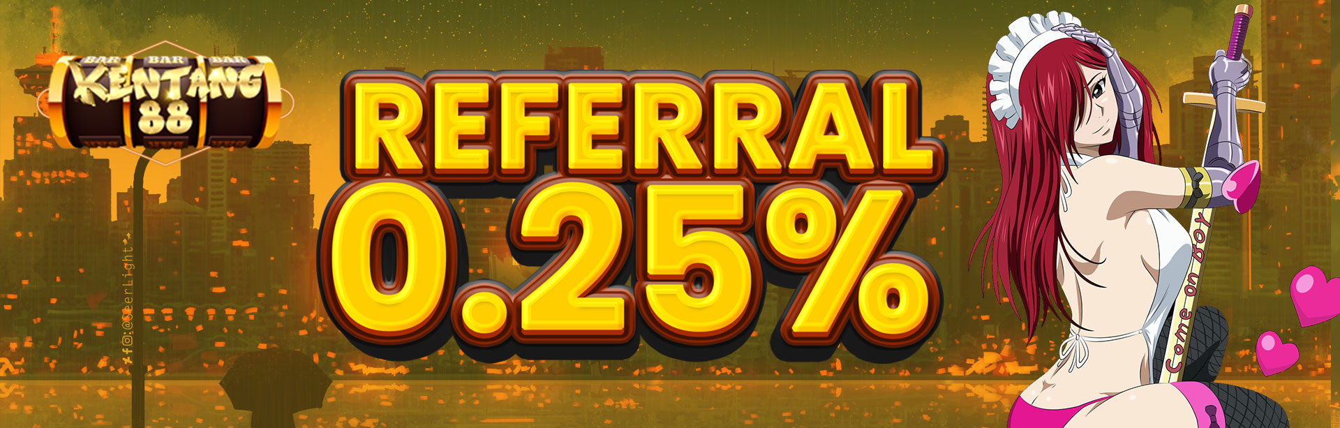 BONUS REFERAL 0,25%